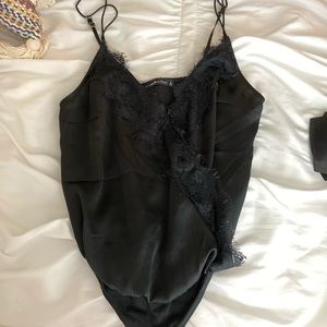 Black lace bodysuit- Abercrombie